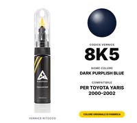 Vernice Ritocco Per Toyota Yaris 8K5 Dark Purplish Blue Kit Graffi Repair Kit
