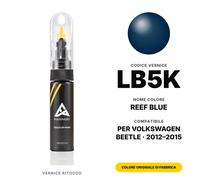 Vernice Ritocco Per Volkswagen Beetle LB5K Reef Blue Kit Colore Originale Auto