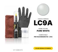 Vernice Ritocco Per Volkswagen Fox LC9A Pure White Completo Ritocco Pennino