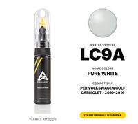 Vernice Ritocco Per Volkswagen Golf Cabriolet LC9A Pure White Kit Graffi Auto