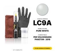 Vernice Ritocco Per Volkswagen Phaeton LC9A Pure White Completo Carrozzeria
