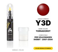 Vernice Ritocco Per Volkswagen Rabbit Y3D Tornadorot Set Kit Riparazione Graffi