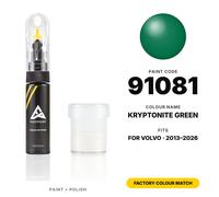 Vernice Ritocco Per Volvo 91081 Kryptonite Green Set Vernice Originale Ritocco