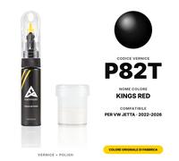 Vernice Ritocco Per Vw Jetta P82T Kings Red Set Ritocco Graffi e Schegge