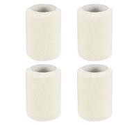 Vernice Rullo Coperchio 3 Pollicix1/4" Nappa Mini Lana Pennello 4pz