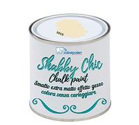 Vernice Shabby Chic CHALK PAINT 1 Litro - Pittura Extra Opaca - Colora senza Carteggiare - 22 COLORI VINTAGE (Beige Sabbia 1015)