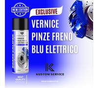 Vernice spray 1K pinze freni moto auto BLUE ELECTRIC LUCIDO alta temperatura