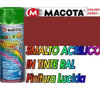 Vernice Spray 400ml OGNI COLORE RAL NON COLA Lucido Opaco MACOTA + impugnatura