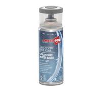 Ambro-Sol Smalto Spray a Base Acqua, a Basse Emissioni, Ritocco per Metalli, Legno, Vetro, Ceramica e Plastica, Conforme EN 71-3, Colore Alluminio RAL 9006, 400 ml