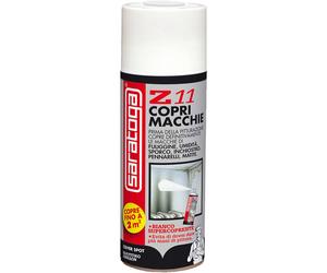 Vernice spray acrilica Saratoga copri macchie bianco opaco 400 ml