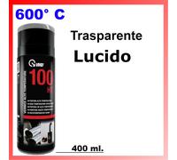 Vernice Spray Alte Temperature TRASPARENTE LUCIDO per Pinze Freni Motore Scarico