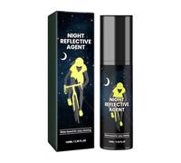 Vernice spray bagliore - rivestimento luminoso da 100 ml di aerosol a effetto luce riflettente, finitura reattiva UV, spray decorativo splendente, tocco fluorescente luminoso | Vernice luminosa per sk