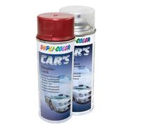 Vernice Spray Bomboletta Motip 706868 Rosso Metallizzato 400 ML + 385858