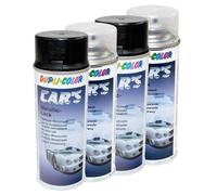 Vernice Spray Bomboletta Motip 706875 Nero Metallizzato 2 X 400ml+2x 385858