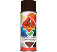 Vernice spray colorata brillante marrone cioccolata 400 ml Marrone cioccolato
