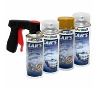 Vernice Spray Dupli Color Oro 2x 400ml Trasparente Con Impugnatura a Pistola