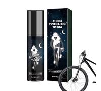 Vernice spray luminosa, 100 ml di vernice spray fluorescente al buio per, vernice riflettente a lunga durata, spray riflettente per guida notturna anti incidente, spray riflettente notturno per