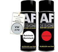 Vernice spray per auto per VW/Volkswagen, colore argento metallizzato A7W, vernice base trasparente, bomboletta spray 400 ml