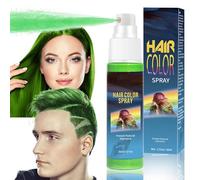 Vernice spray per capelli, 30 ml, colore temporaneo, colore verde, colorazione naturale per capelli, temporanea, colore per capelli temporaneo, colore per capelli, lavabile, colorazioni per feste