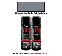 Vernice Spray per Paraurti Plastica Grigio Rinnova Fascioni VMD Formato a Scelta