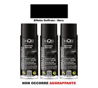 Vernice Spray per Paraurti Plastica Nero Effetto Goffrato HQS Formato a Scelta