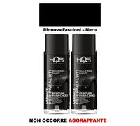 Vernice Spray per Paraurti Plastica Rinnova Fascioni Nero HQS Formato a Scelta