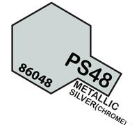 Vernice Spray Per Policarbonato 100 Ml. Metallic Silver (Chrome) PS48 TAMIYA