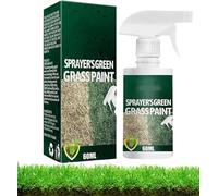 Vernice spray per prato verde da 60 ml, colorante per prato, vernice spray per prato verde, vernice spray per prato, vernice spray verde naturale per vernici per prato, ecologica e adatta agli animali