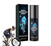 Vernice Spray Riflettente - Spray Per Ciclismo Per Notte All'aperto | Vernice In Tessuto Luminoso Di Lunga Durata | Glow In The Dark Multi- Lacker, Visibile Solo Nel Buio | Ideale Per L'arte, A