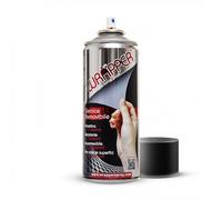 BOMBOLETTA SPRAY VERNICE REMOVIBILE PELLICOLA WRAPPING NERO METALLIZZATO AUTO