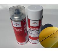 Vernice Spray Set A 400ml Auto Base Idoneo per Renault J37 Giallo Mead Peemai