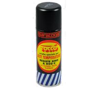 Vernice Spray Tocco Smalto speciale per Alte Temperature resiste fino 800° Colore Nero 400 ml - Saratoga