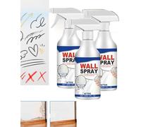 Vernice spray versatile per la riparazione di pareti, pittura a base d'acqua, colore bianco, copre le macchie sigillanti per soffitti, smacchiatore per pareti, soffitti, pareti e crepe (3 pezzi)
