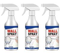 Vernice spray versatile per la riparazione di pareti, vernice a base d'acqua, colore bianco, copre le macchie sigillanti per soffitti, smacchiatore per pareti e soffitti (3 pezzi)
