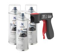 Vernice Trasparente Lucida Speciale Combinata Sigillante 3X 400ML + PG
