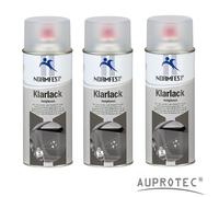 Vernice Trasparente Lucida Speciale Combinata Spray 3x400ml