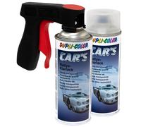 Vernice Trasparente Opaca 2 X 400 Ml Spray Dupli Color 720352 Con Impugnatura