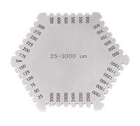 Vernice Wet Film Alta Esagonale Wet Film Pettine In Acciaio Inox Spessimetro Pettine con Scala Strumenti di Lavorazione Del Legno