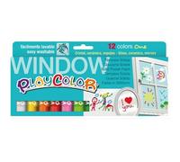 Vernici a tempera solide Playcolor 12 Pezzi Multicolore