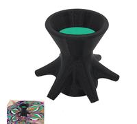 Verniciatura Split Cup - Imbuto con 7 gambe di colore, vernice acrilica, per passeggiate, motivo floreale, riutilizzabile, colore tossico spaccato, arte liquida acrilica, 0,98 x 0,79 pollici