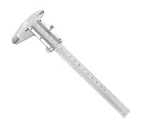 Vernier - Strumento di misurazione del millimetro | Calibro non digitale 0-150 mm, +/- 0,02 mm di precisione di precisione Righello di precisione, strumento in acciaio al carbonio per la produzione