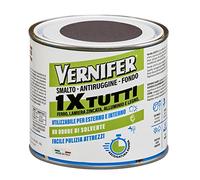 Vernice antiruggine acrilica 'vernifer 1 x tutti' ml. 500 - grigio peltro antich