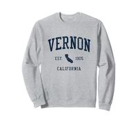Vernon CA Vintage Athletic Sports JSN1 Felpa