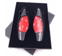 Vero Carbonio Palette Cambio Leva Paddle per Audi Rs R8 RS3 Luft 2016-2020 Black