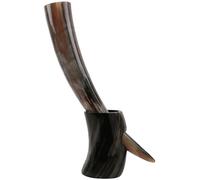 Vero corno da bere vichingo con supporto Ale tazza birra vino calice Game of ...
