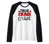 Vero crimine e Freddo Serial Killer Criminale TV omicidio spettacoli Maglia con Maniche Raglan