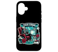 Vero crimine Show televisivo Detective Couch Scheletro Custodia per iPhone 16