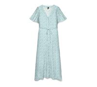 VERO MODA Abito camicia 'VMAlba' blu cielo / verde scuro / bianco Donna - Abbigliamento - Taglie comode - Abiti - Abiti camicia VERO MODA 40