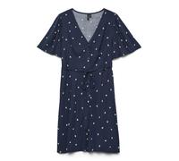VERO MODA Vmalba SS Short Dress Wvn Ga Noos, Blazer Blu Marine, S Donna