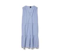 VERO MODA Abito Casual Senza Maniche con Ricamo, Blu di Cachemire, S